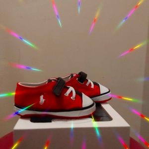 !BRAND NEW POLO RALPH LAUREN BABY BOOTIES sz4. STEAL THIS DEAL MOM!!!🤗